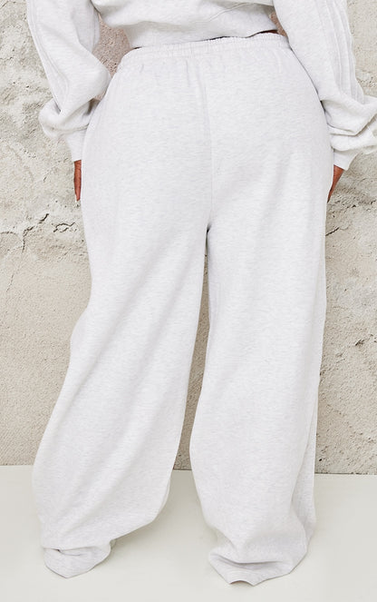 Seam Detail Wide Leg Joggers- Plus